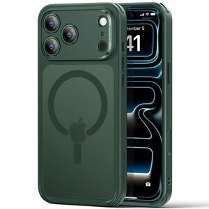 ESR for iPhone 17 Pro Case, Camera Control, Magnetic, Shockproof. Frosted Green
